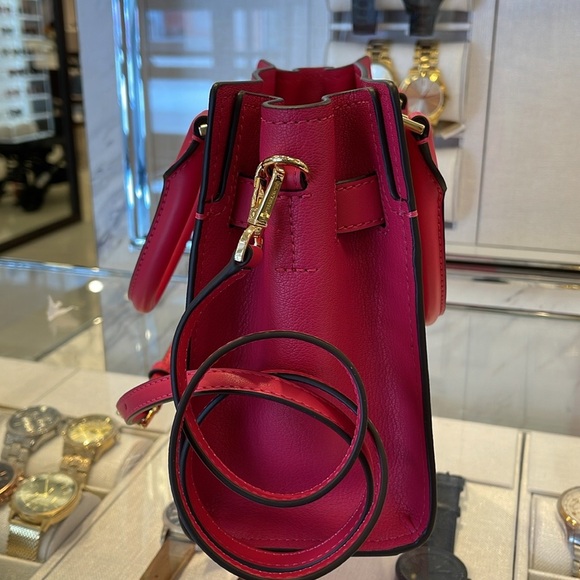 Michael Kors Hamilton Small Satchel Shoulder Crossbody Bag 
Electric Pink 
NWT - Picture 14 of 16